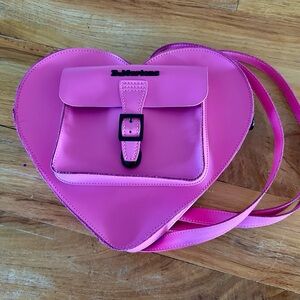 Dr. Martens Pink Heart Crossbody Bag